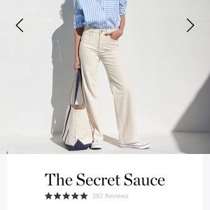 AYR Secret Sauce jeans in Sandstone.  Size 27 Shorter Length